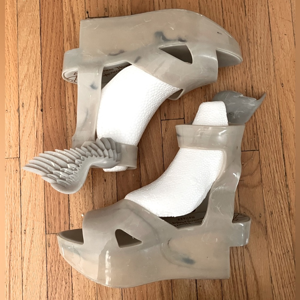 Vivienne Westwood x Melissa Winged Rocking Horse Platform Sandals - Picture 2 of 6